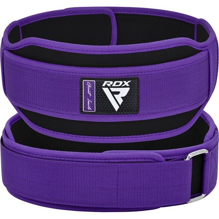 Атлетичний пояс RDX RX5 Double Belt неопреновий Pink XS (WBD-RX5P-XS)