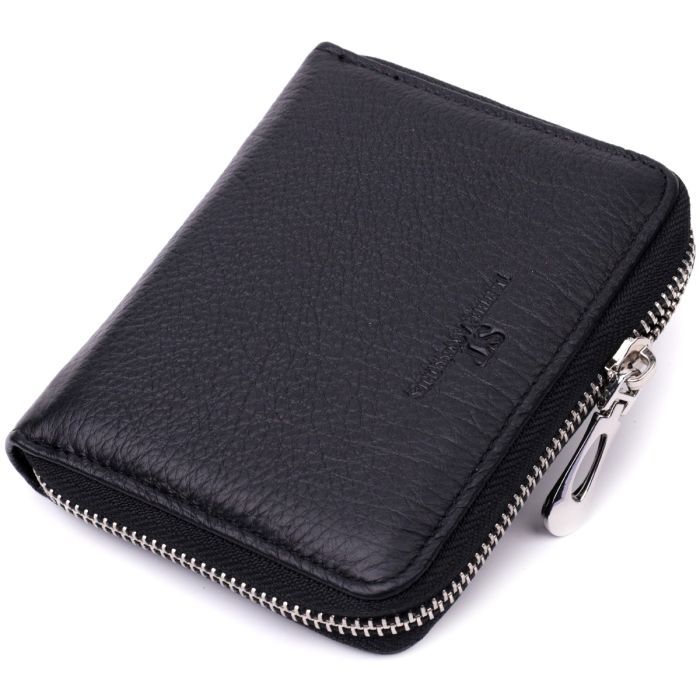 Кошелек ST Leather Из натуральной кожи Черный (22449)