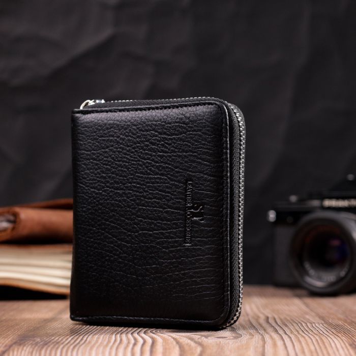 Кошелек ST Leather Из натуральной кожи Черный (22449) изображение 8