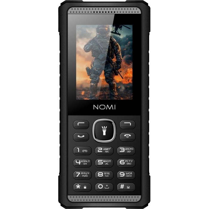 Мобільний телефон Nomi i2420 Black Grey зображення 2