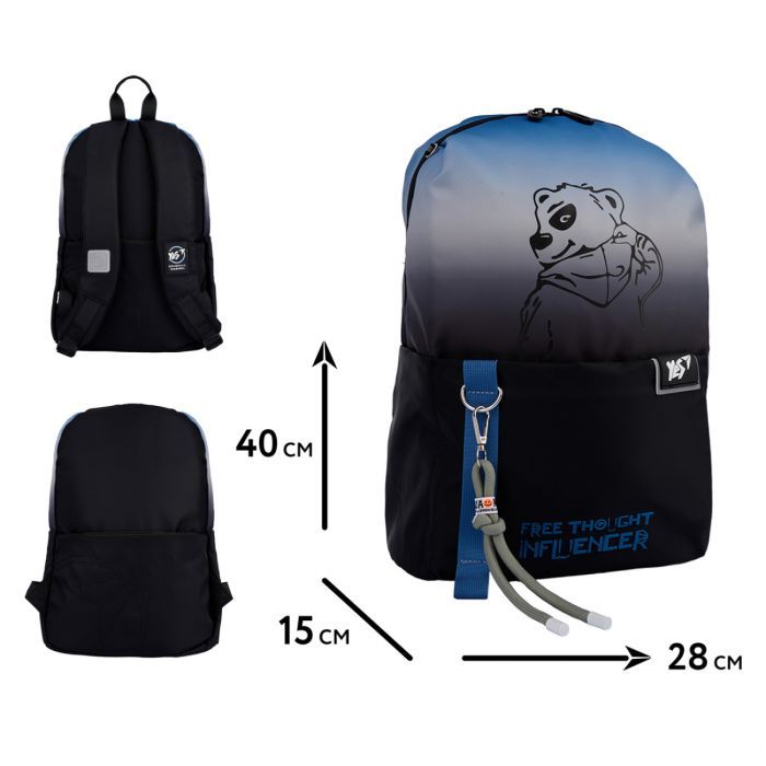 Рюкзак школьный Yes Thought Influencer T-105 (559932) изображение 2