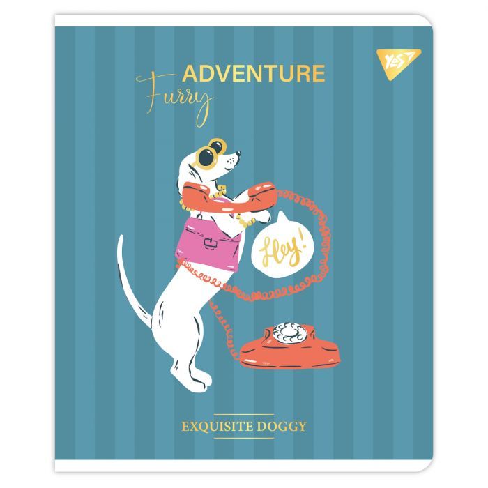 Тетрадь Yes Exquisite doggy 48 листов линия (767552) изображение 6