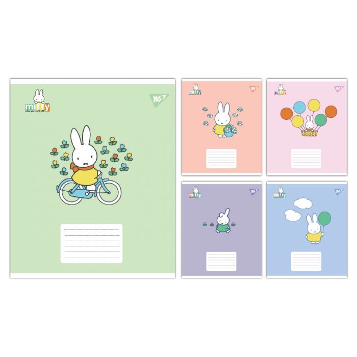 Тетрадь Yes Miffy Playfull А5 18 листов линия (767635)