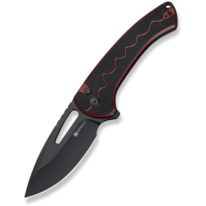 Нож Sencut Squiggy, Burgundy/Black G10, Darkwash (S24082A-3) изображение 2