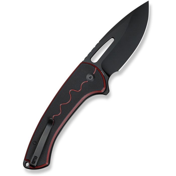 Нож Sencut Squiggy, Burgundy/Black G10, Darkwash (S24082A-3) изображение 3