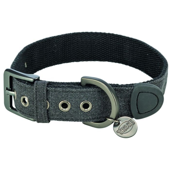 Ошейник для животных Trixie CityStyle экстраширокий S–M 30–37 см 25 мм черный (4053032681774)