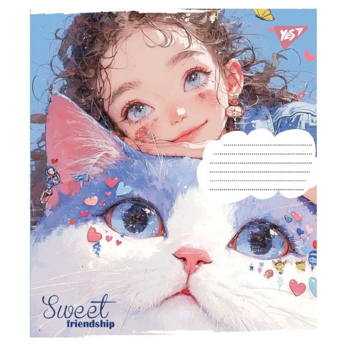 Зошит Yes Sweet Friendship А5 12 аркушів лінія (767862) зображення 3