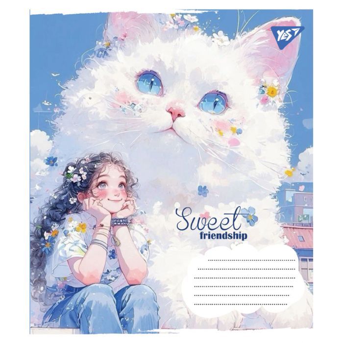 Зошит Yes Sweet Friendship А5 12 аркушів лінія (767862) зображення 6