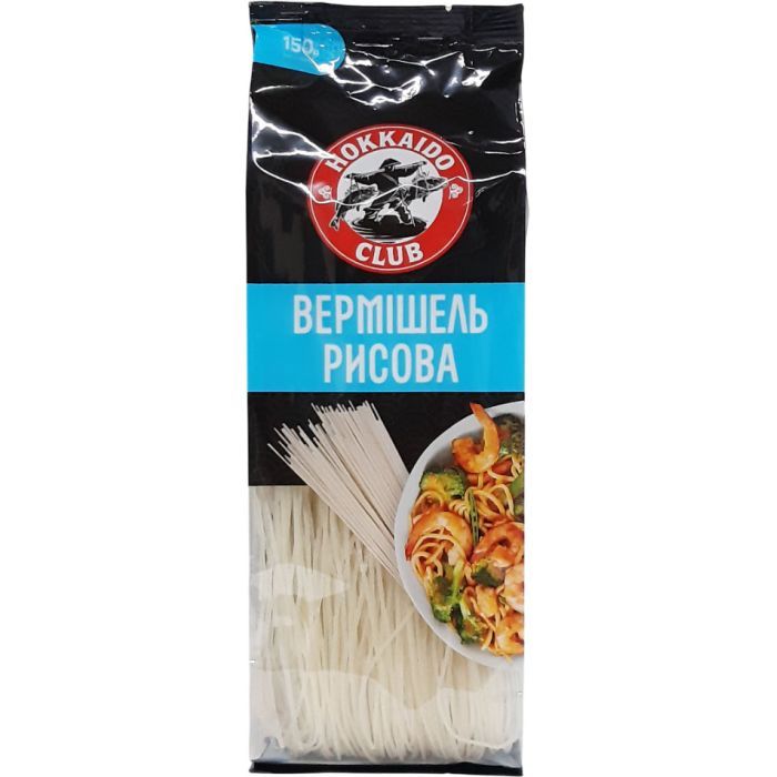 Макароны Hokkaido Club Вермишель рисовая 150 г (4823025900201)
