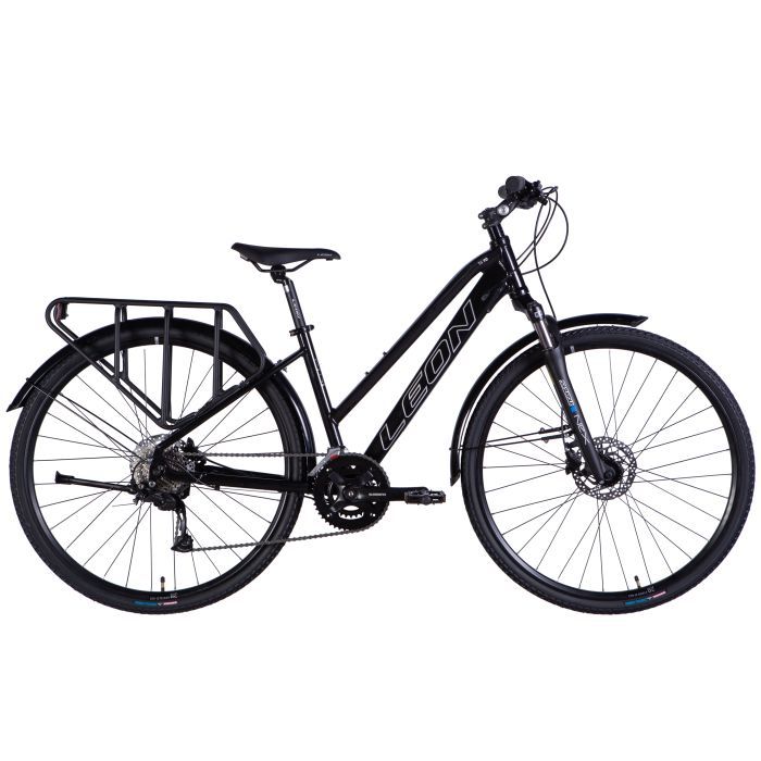Велосипед Leon 28" TG 70 WOMAN HDD рама-16" AL 2025 чорний (OPS-LN-29-254)