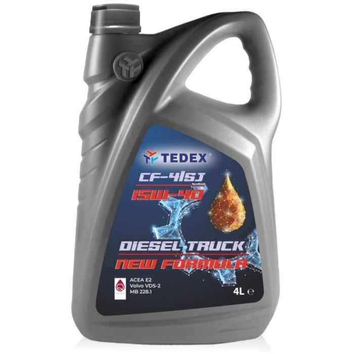 Моторное масло TEDEX DIESEL NEW FORMULA CF-4/SJ 15W40 4л