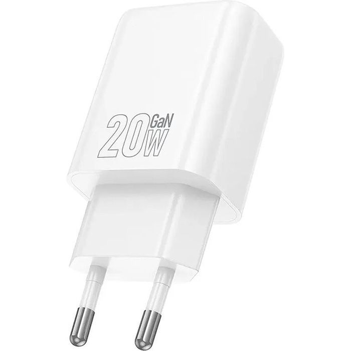 Зарядний пристрій HOCO N60 Gentle USB-C PD20W Black (6942007644174) зображення 2