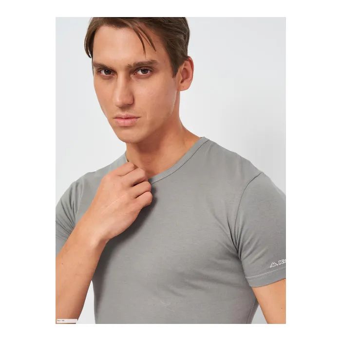 Футболка Kappa T-shirt Mezza Manica Scollo V K1311 Nero чорний XXL (8052394813997) зображення 4