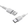 Дата кабель USB 2.0 AM to USB-C 1.0m 2A PVC BX16 white BOROFONE (6957531099468) изображение 2