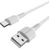Дата кабель USB 2.0 AM to USB-C 1.0m 2A PVC BX16 white BOROFONE (6957531099468) изображение 3
