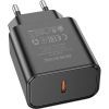 Зарядное устройство BOROFONE BA71A Power USB-C PD20W Black (6974443387957) изображение 2