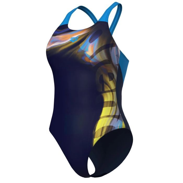 Купальник Arena Dreamhline Swimsuit V Back 008328-760 темно-синій 44 (3468337558958) зображення 4