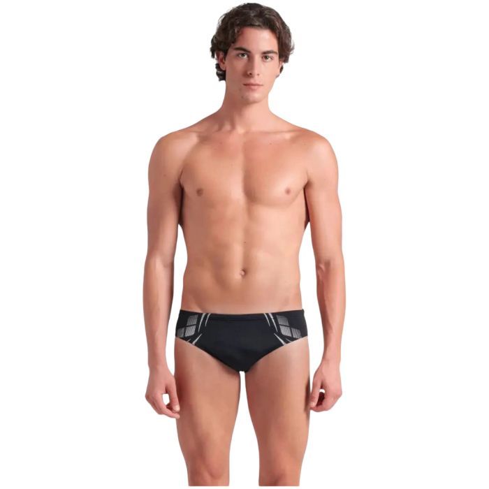Плавки Arena Poseidonia Swim Briefs 009075-501 чорний, білий 80 (3468337537090)