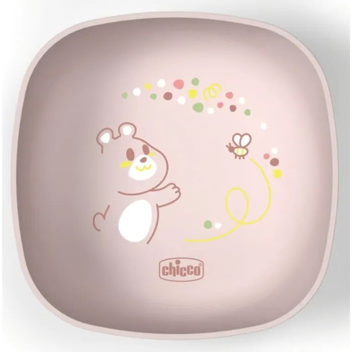 Тарелка детская Chicco з кришкою від 6 місяців (16001.25)