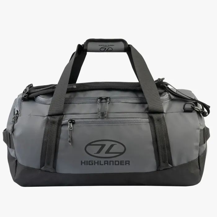 Сумка дорожная Highlander водозахисна Hauler Duffel 45L Dark Grey (DB132-DGY) (931676)