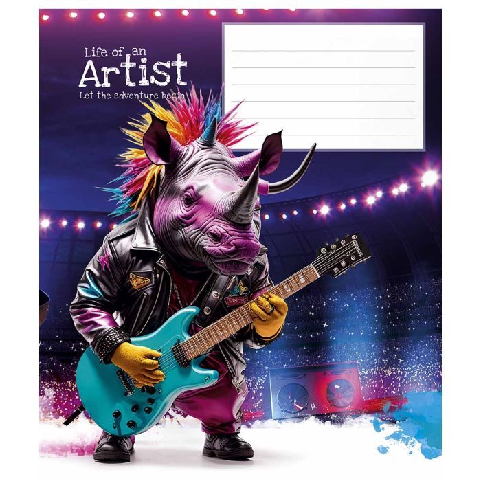 Зошит Школярик Cool adventures 18 аркушів лінія (018-3413L)