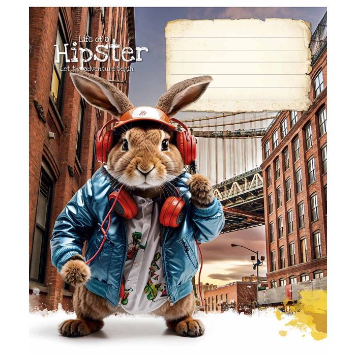 Зошит Школярик Cool adventures 18 аркушів лінія (018-3413L) зображення 3