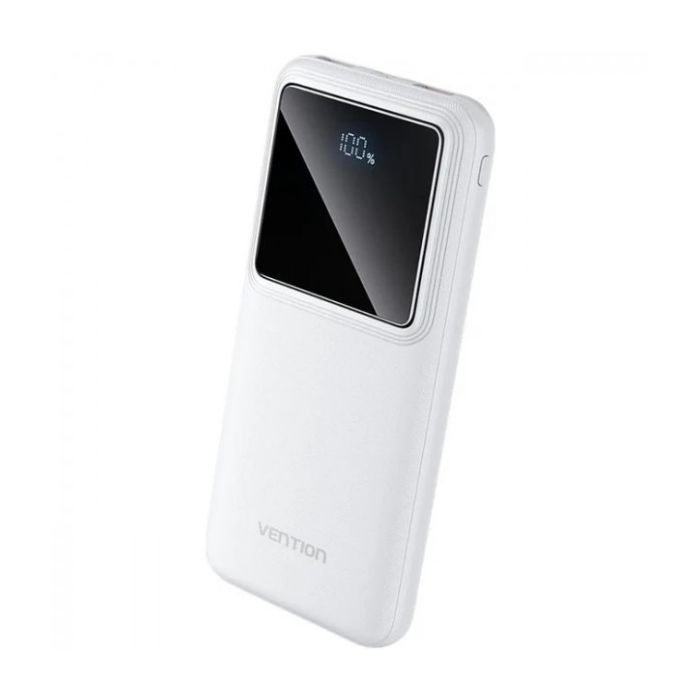Батарея универсальная Vention 10000mAh 22.5W 3A PD, QC/3.0, LED Display, White (FHKW0) изображение 2