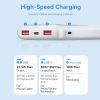 Батарея универсальная Vention 10000mAh 22.5W 3A PD, QC/3.0, LED Display, White (FHKW0) изображение 8