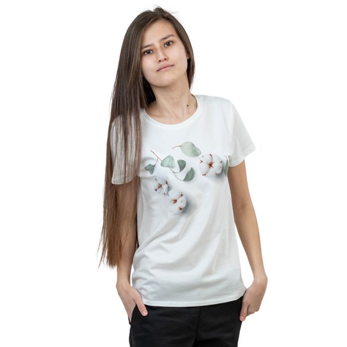 Футболка Sol's Pioneer Women Cotton Flowers білий XXL (03579102/115XXL) изображение 2