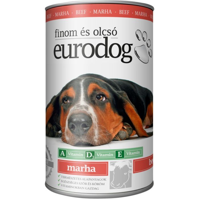 Консервы для собак EuroDog Beef 1.24 кг (5999886848002)
