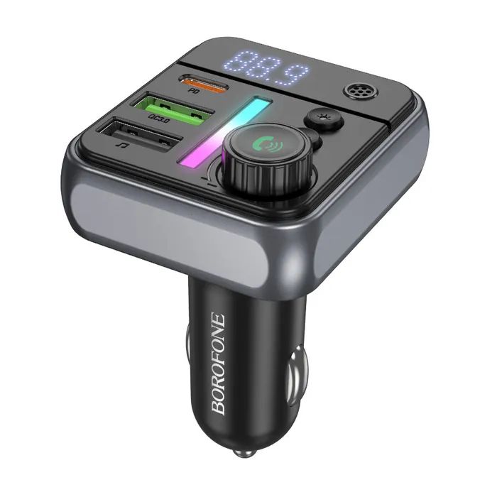 FM модулятор BOROFONE BC50, Black, Box