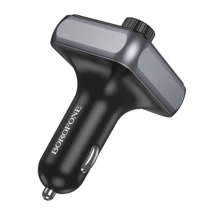 FM модулятор BOROFONE BC50, Black, Box зображення 3