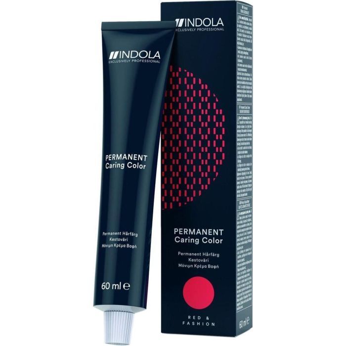 Краска для волос Indola Permanent Caring Color 7.35 – Средний блонд золотистый красное дерево (4045787932300)