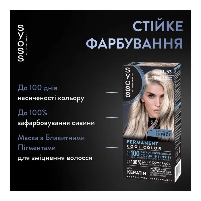 Фарба для волосся Syoss BL Permanent Coloration 3-89 - Кавова бронза (9000101732207) зображення 2