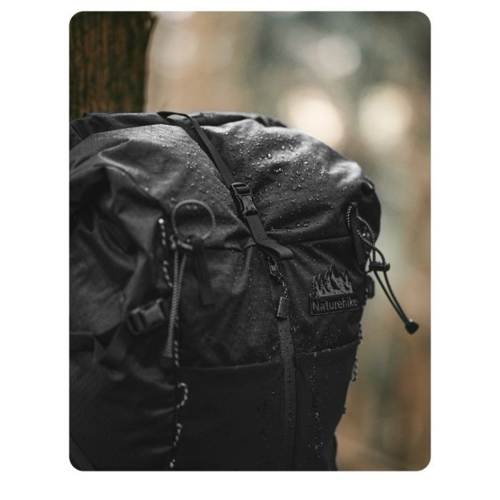 Рюкзак туристичний Naturehike CNK2300016, 30+5 л, чорний (6976507661331) зображення 9