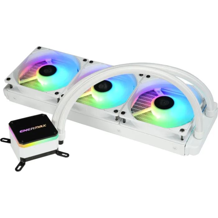 Система жидкостного охлаждения Enermax Liqmax III 360 White ARGB (ELC-LMT360-W-ARGB) изображение 4