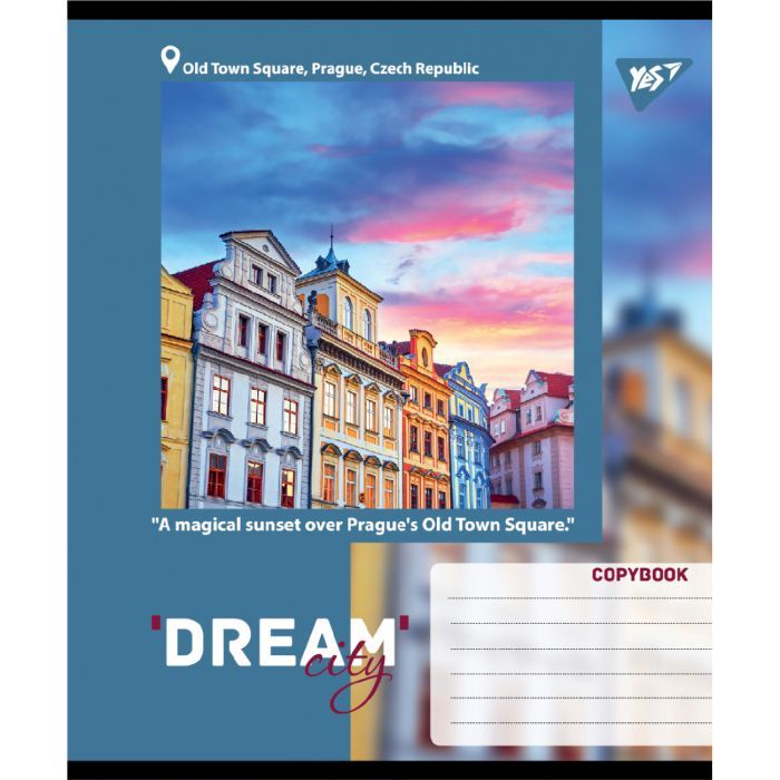 Тетрадь Yes Dream City А5 48 листов клетка (767703) изображение 3