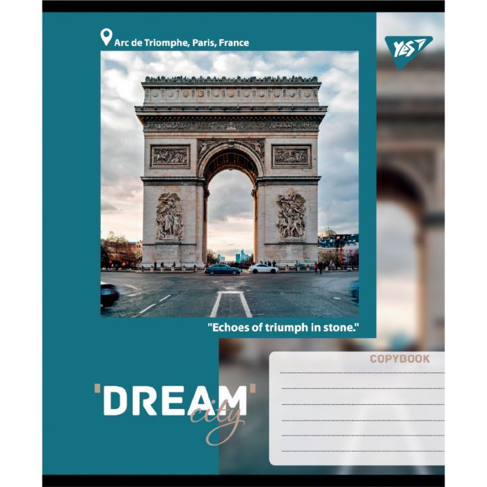 Тетрадь Yes Dream City А5 48 листов клетка (767703) изображение 5