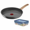 Сковорода Tefal Renew + контейнер Tefal Master Seal Eco 26 см, 0.8л (C4250543)