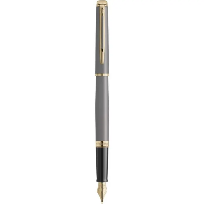 Ручка пір'яна Waterman HEMISPHERE Metallic Stone Grey GT  FP F (12 091)