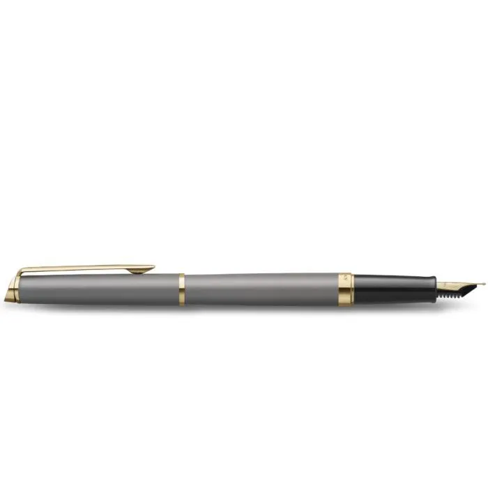Ручка пір'яна Waterman HEMISPHERE Metallic Stone Grey GT  FP F (12 091) зображення 4