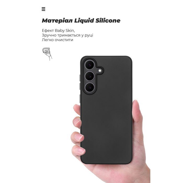 Чехол для мобильного телефона Armorstandart ICON Samsung S25 FE 5G Black (ARM86153) изображение 7