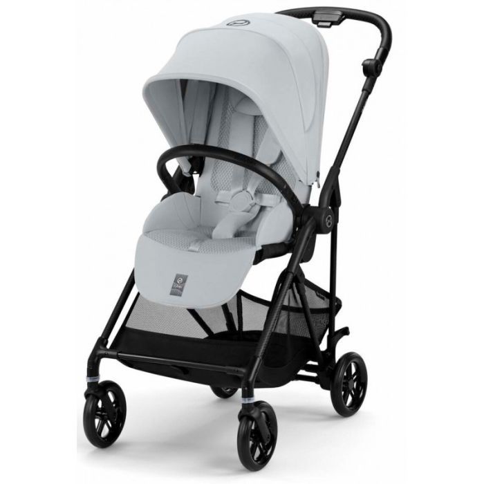 Коляска Cybex Melio Carbon Fog Grey (з бампером) (525000043)
