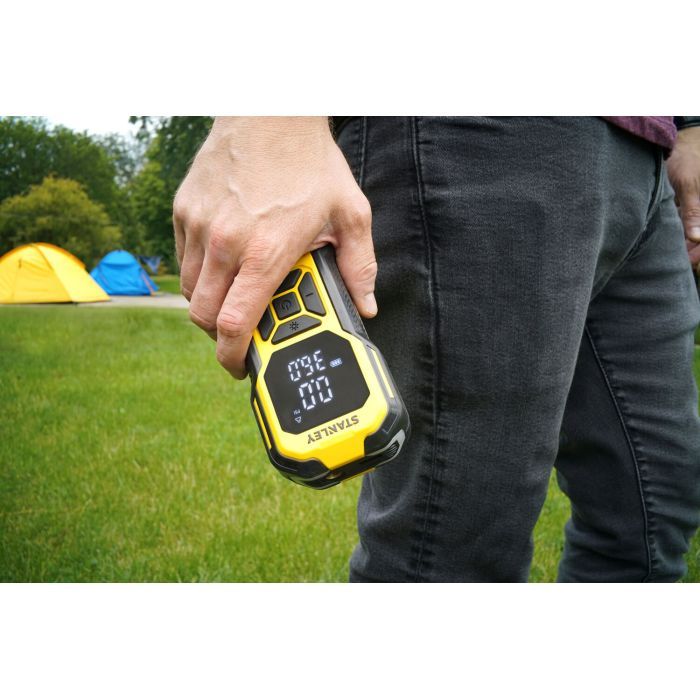 Автомобільний компресор Stanley 2in1, 10 Бар, 14,2 л/хв., powerbank 6000 mAh (SXIF0101) зображення 4