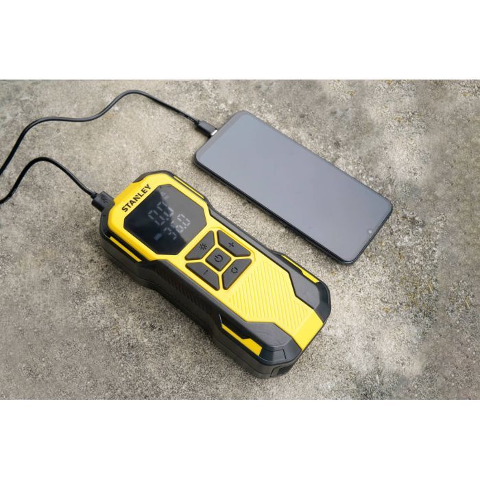 Автомобільний компресор Stanley 2in1, 10 Бар, 14,2 л/хв., powerbank 6000 mAh (SXIF0101) зображення 6