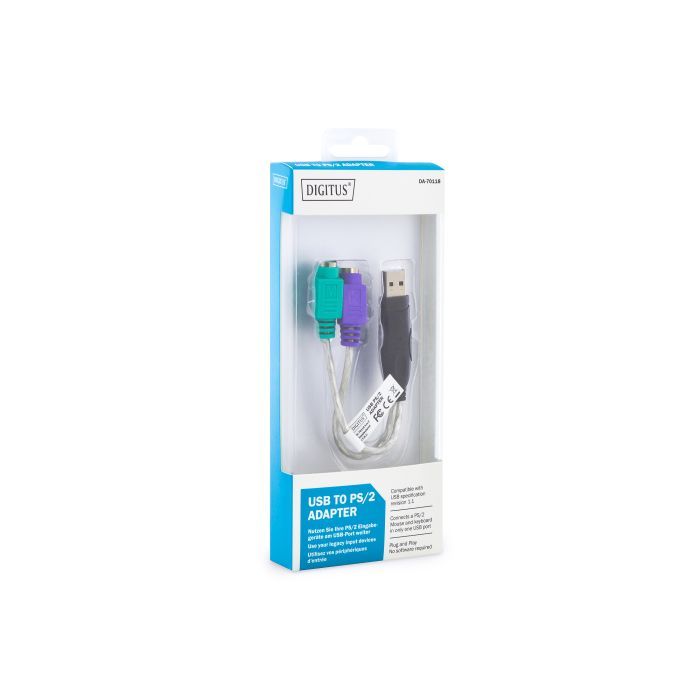 Переходник USB AM to PS/2 Digitus (DA-70118) изображение 3