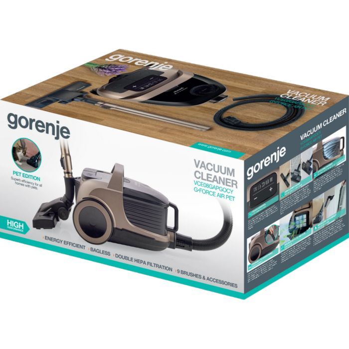 Пылесос Gorenje VCE 08 GAPGOCY (VCE08GAPGOCY) изображение 41