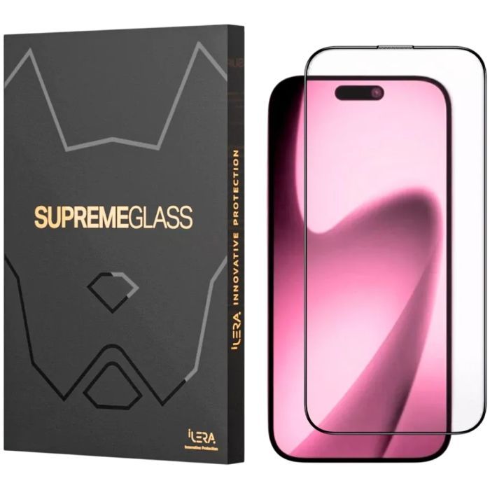 Стекло защитное iLera DeLuxe Original Glass 2.0 iPhone 17 Pro (ILFCDL17PR)