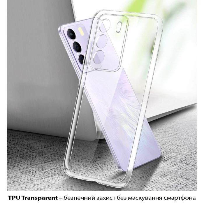 Чохол до мобільного телефона BeCover Silicone Realme C71 Transparent (713780) зображення 2