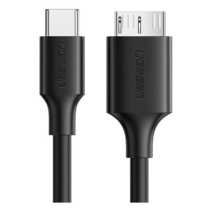 Дата кабель USB-C 3.1 to Micro USB 3.0 1.0m 3A US312 black Ugreen (20103) изображение 2